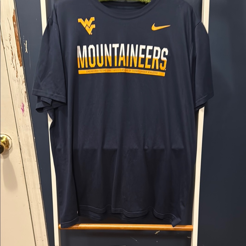 Nike Navy and Gold Mountaineers T-Shirt